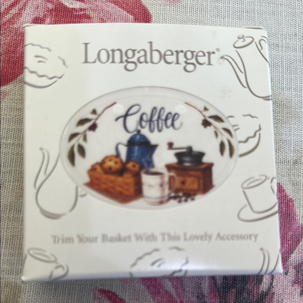 Longaberger coffee tie on